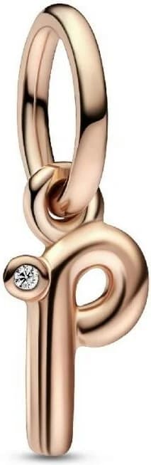 Charm Pandora Pendant Alphabet Lettre p Manuscrite