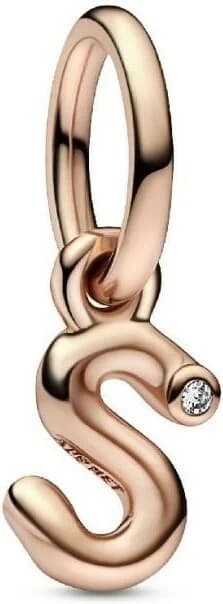 Charm Pandora Pendant Alphabet Lettre s Manuscrite