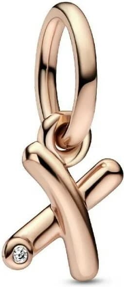 Charm Pandora Pendant Alphabet Lettre x Manuscrite
