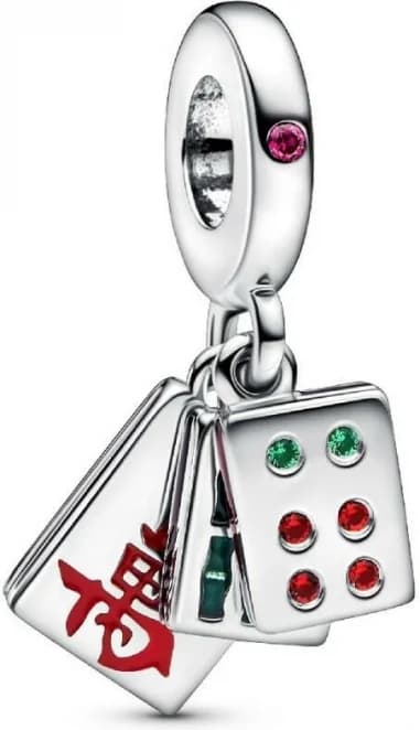 Charm Pandora Pendant Triple Mahjong