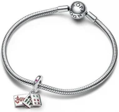 Pandora Triple Mahjong Pendant Charm vue 3