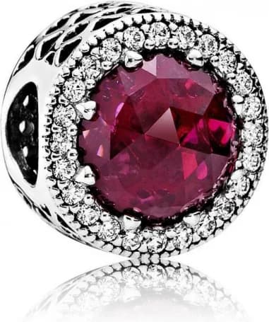 Charm Pandora Rose Cerise Scintillant Pandora Timeless Argent 925/1000