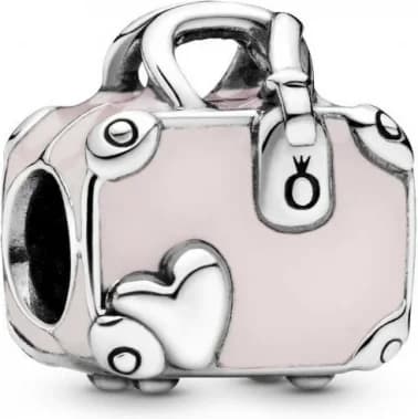 Charm Pandora Sac de Voyage Rose Pandora Moments Argent 925/1000