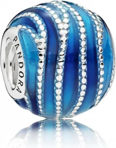 Charm Pandora Vague Bleue Pandora Moments Argent 925/1000