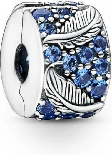 Charm PandoraPlume Recourbée et Pavé