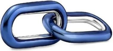 Double Link Bleu Électrique métallique Pandora ME
