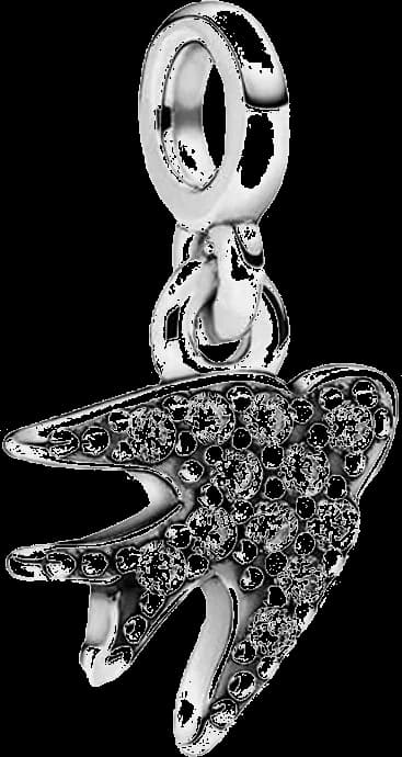 Mini Dangle argent Hirondelle Pandora ME