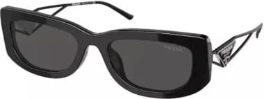 Lunettes de Soleil Prada PR 14YS 1AB5S0 métalliques noires