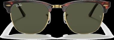 Lunettes de soleil Ray-Ban Clubmaster RB3016 W0366 Ecaille vue 2