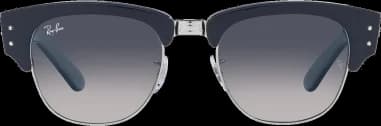 Ray-Ban Mega Clubmaster RB0316S 1366/78 Blue Sunglasses vue 2