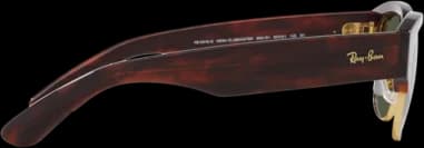 Lunettes de soleil Ray-Ban Mega Clubmaster RB0316S 990/31 écaille de tortue vue 3