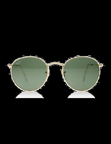 Lunettes de soleil Ray-Ban Round Metal RB3447 001 Doré Rondes vue 3
