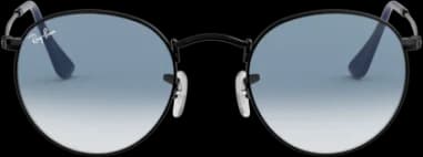 Lunettes de soleil Ray-Ban Round Metal RB3447 006/3F noir mat vue 2