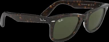 Lunettes de soleil Ray-Ban Wayfarer RB2140 902 écaille G-15 vue 2