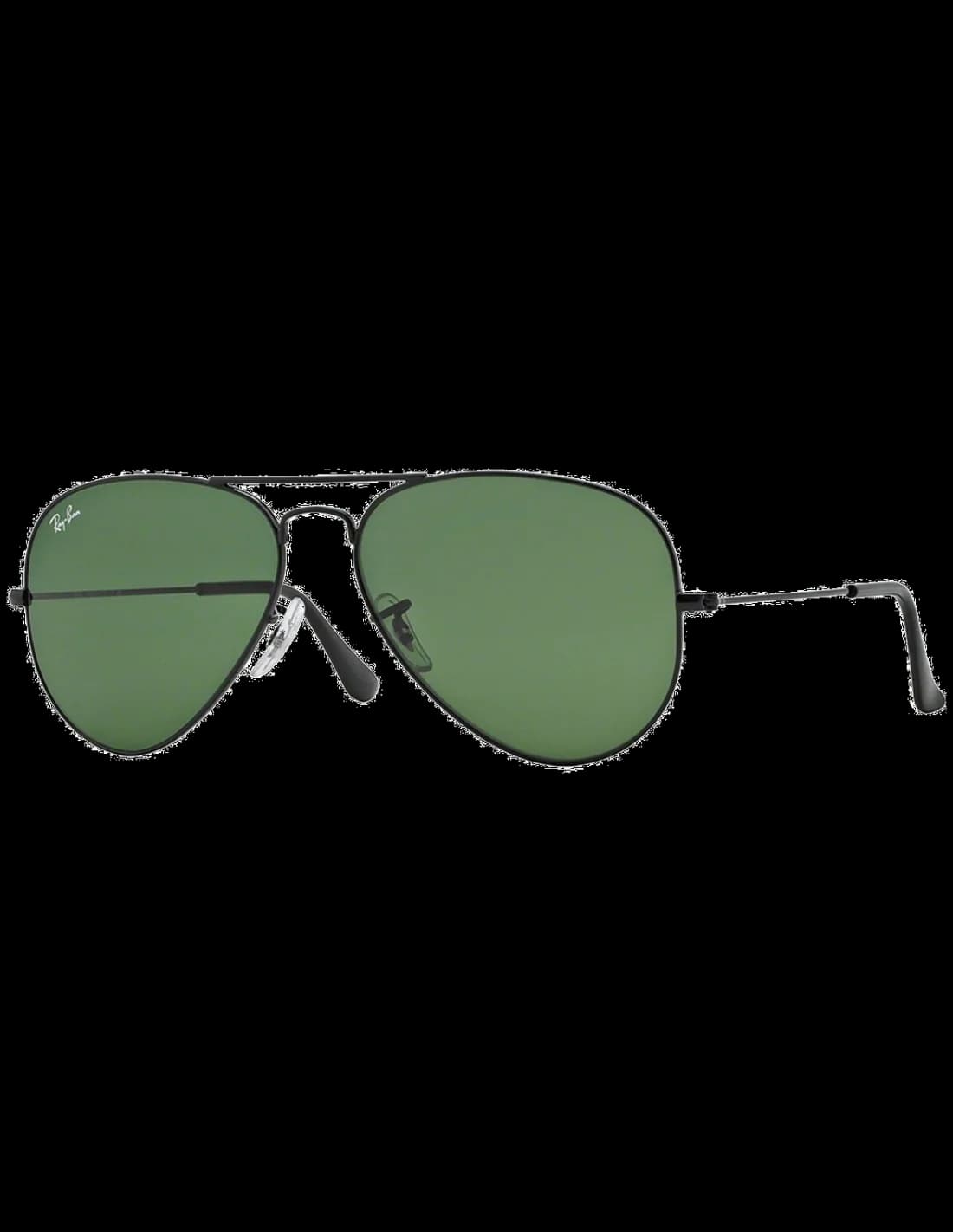 Ray-Ban Aviator Classic RB3025 L2823 Black Pilot Shape G-15 Lenses Sunglasses vue 2