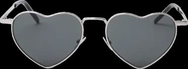 Saint Laurent LouLou SL 301 heart-shaped metal frame sunglasses vue 2