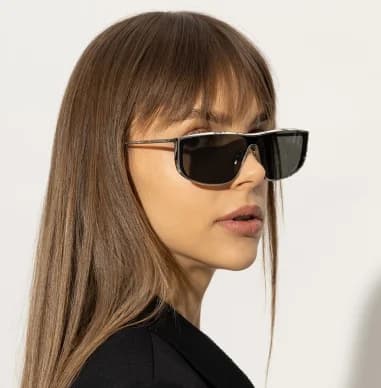 Lunettes de soleil Saint Laurent SL 605 LUNA monture métallique vue 2