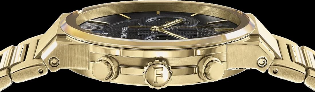 Salvatore Ferragamo 611224 766037 côté fond de boîtier