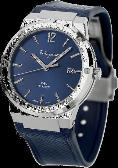 Montre Salvatore Ferragamo SFDT00719 homme détail cadran bleu