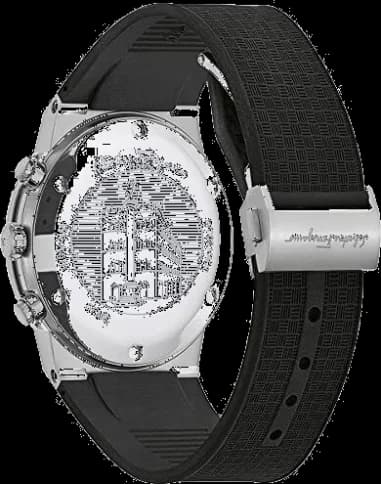 Montre Salvatore Ferragamo SFME00121 homme détail cadran noir