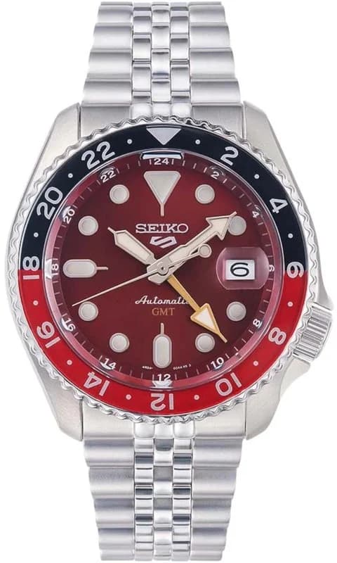 Seiko 5 Sports GMT Automatic Red Edition SSK031K1 – Montre mécanique élégante