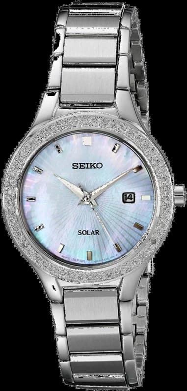 Montre Seiko SUT135 femme cadran nacre bracelet acier