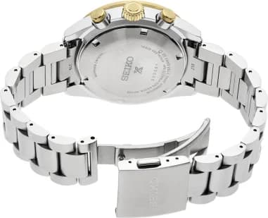 Montre Seiko SSC941P1 homme détail cadran noir