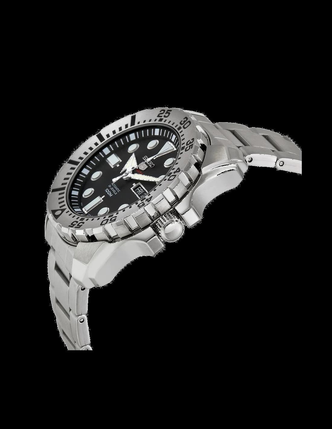 Montre Seiko SRP599J1 Automatique en Acier avec Cadran Noir 44mm vue 3
