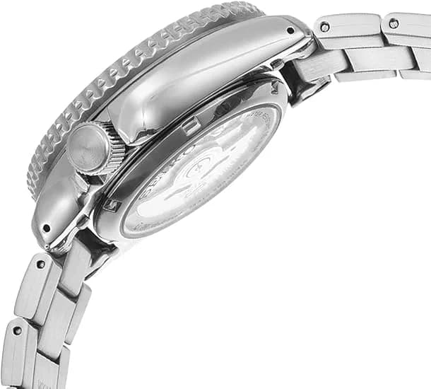Montre Seiko SRPD55K1 homme verso boîtier argent