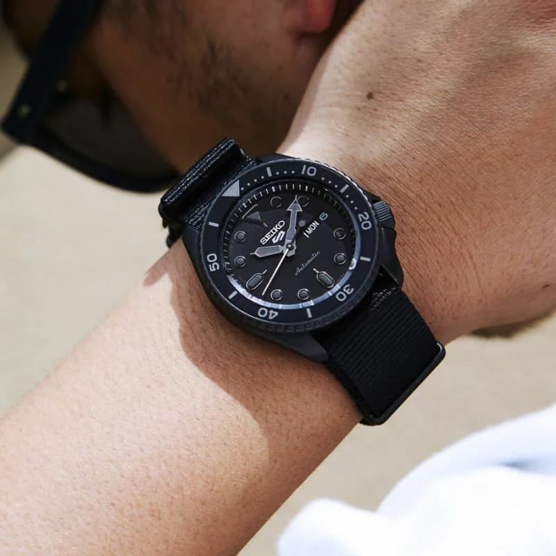 Maillons et fermoir du bracelet nylon, Seiko SRPD79K1