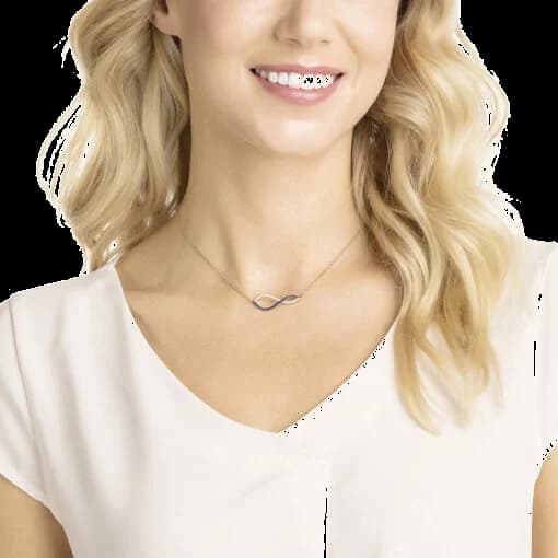 Collier Femme Élégant Swarovski 5384366, Plaqué Or Rose vue 3