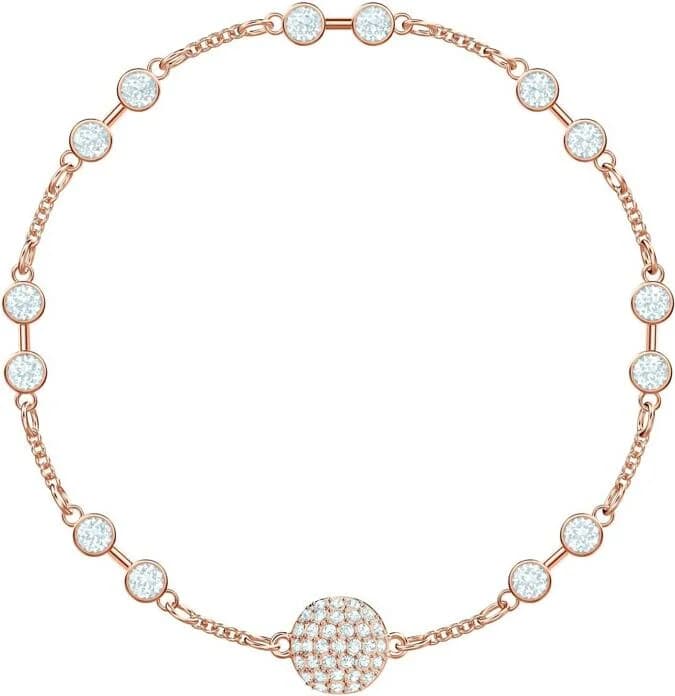 Swarovski 5435651 vue de côté, bracelet métal placage