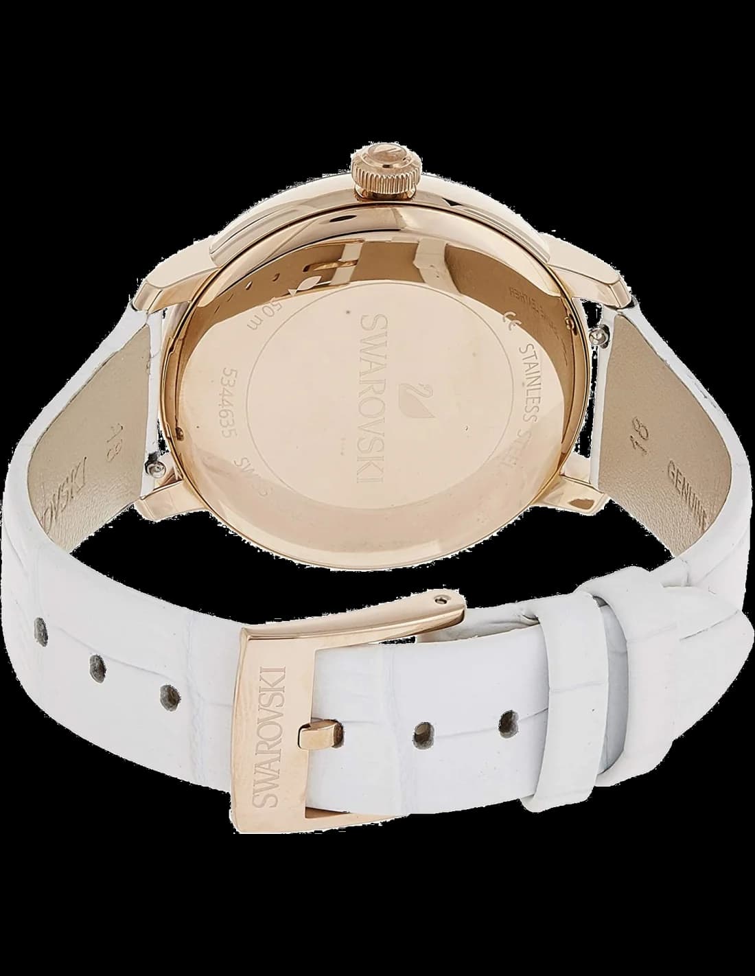 Gros plan sur le cadran vert de la Swarovski 5344635