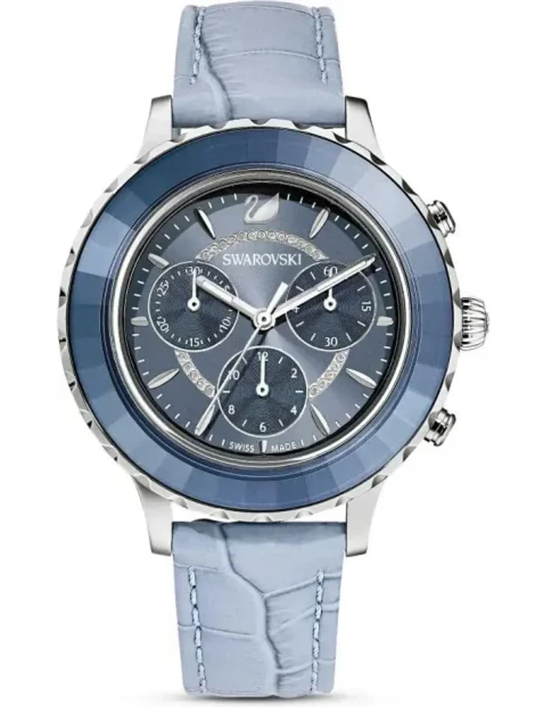 Swarovski 5580600 vue de côté, bracelet cuir