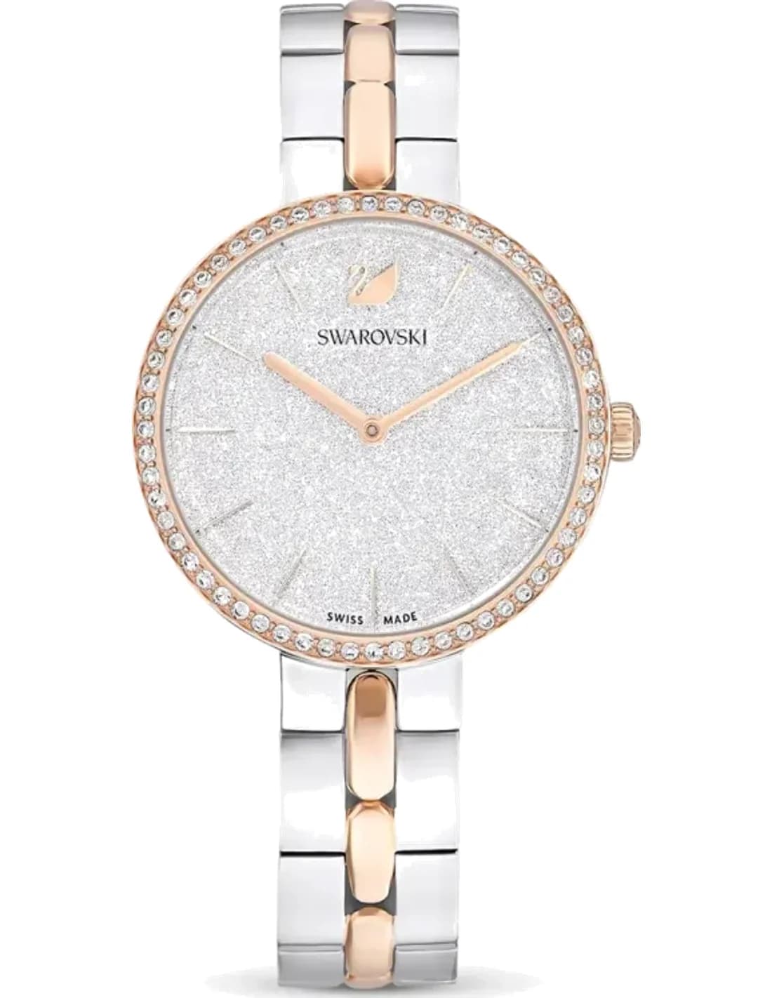 Swarovski 5644081 vue de côté, bracelet acier