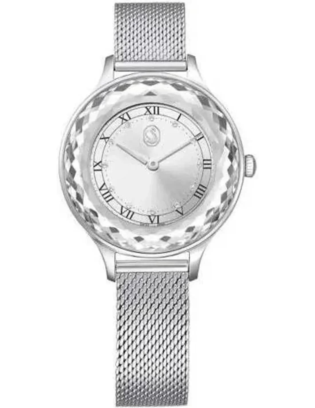 Swarovski 5650039 vue de côté, bracelet acier
