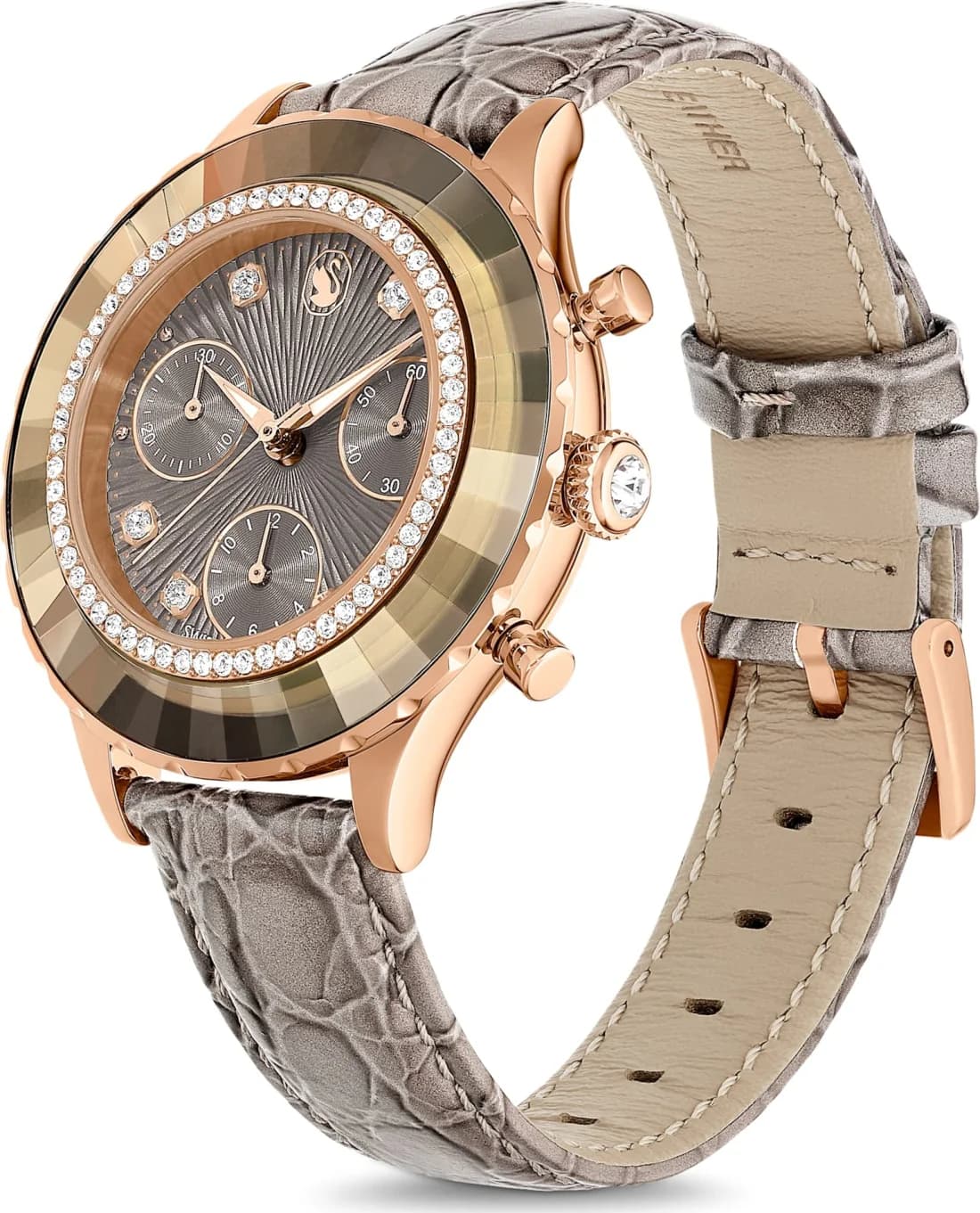 Maillons et fermoir du bracelet cuir, Swarovski 5671153