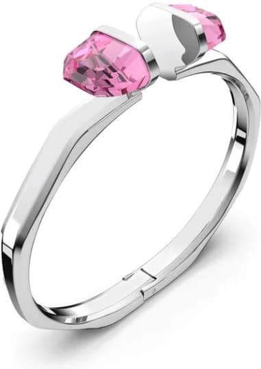Lucent bangle Magnetic Pink Stainless steel vue 2