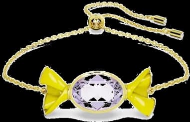 Bracelet Swarovski Dulcis Candy Multicolore Plaqué or