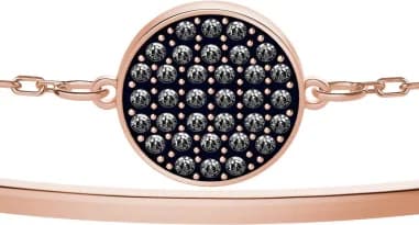 Bracelet Swarovski Ginger Plaqué Or Rose vue 3