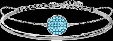 Bracelet Swarovski Ginger Plaqué Rhodium vue 5