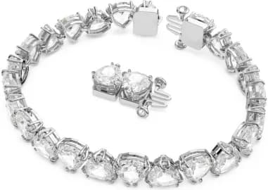 Swarovski Millenia 5622451 Trilliant Cut Crystals White Rhodium-Plated Bracelet vue 2