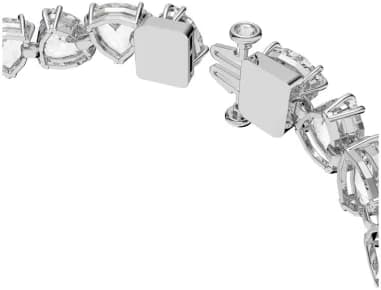 Swarovski Millenia 5622451 Trilliant Cut Crystals White Rhodium-Plated Bracelet vue 3