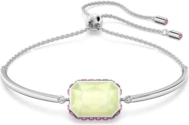 Bracelet Swarovski Orbita Cristal taille octogone Multicolore Plaqué rhodium