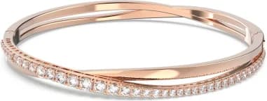 Bracelet Swarovski Twist Plaqué or rose blanc