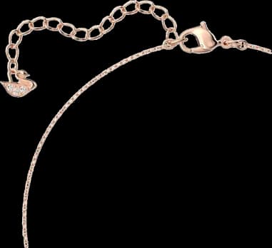 Collier Swarovski Attract solitaire carré en métal rhodié vue 2
