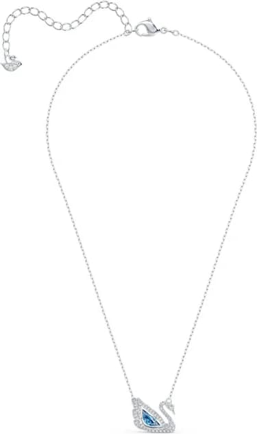 Collier Swarovski Dancing Swan pendentif cygne en métal rhodié vue 5