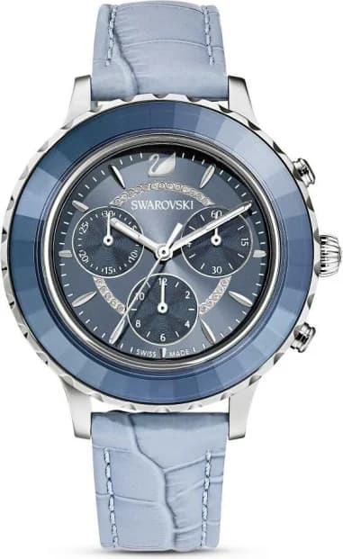 Montre Swarovski 5580600 femme détail cadran bleu