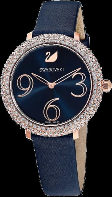 Montre Swarovski 5484061 femme détail cadran bleu