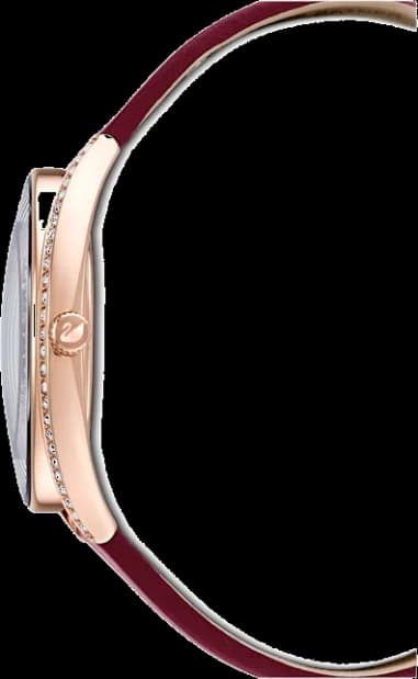 Montre Swarovski 5558637 femme détail cadran bordeaux